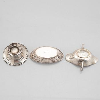 A set of silver, 5 pieces, England, including Sigmund Zyto, London 1924.