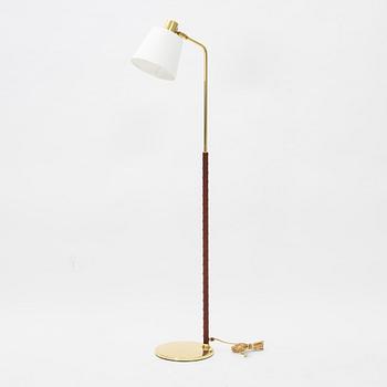 A brass floor light from Öja, second part of the 20th Century.