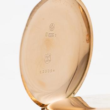 J.W Grönbäck, Stockholm, fickur, savonett, 51 mm.