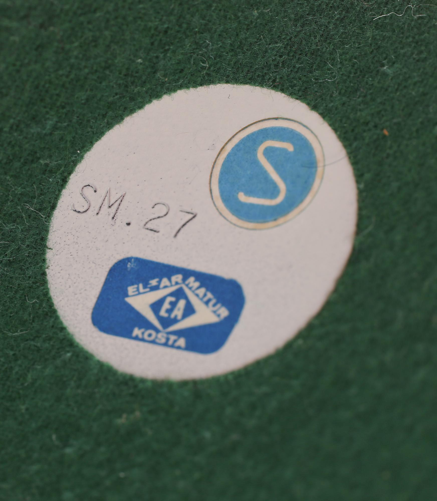 BORDSLAMPOR, ett par, El-Armatur, Kosta, omrking 1900-talets mitt.