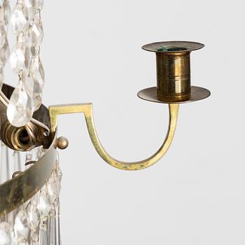 Ljuskrona, omkring 1900, Gustaviansk stil.