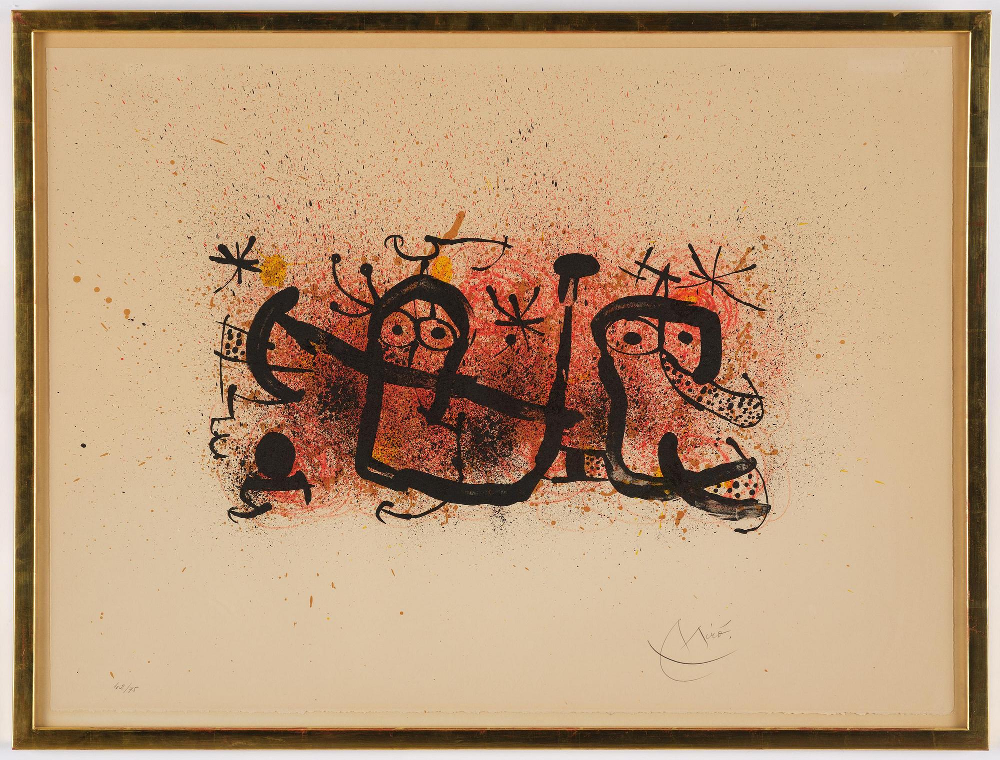 Joan Miró, "Ma de proverbis".
