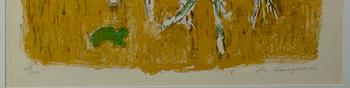 ALOIS CARIGIET, Litografi, sign. och dat. -62 Numr. 61/150,
