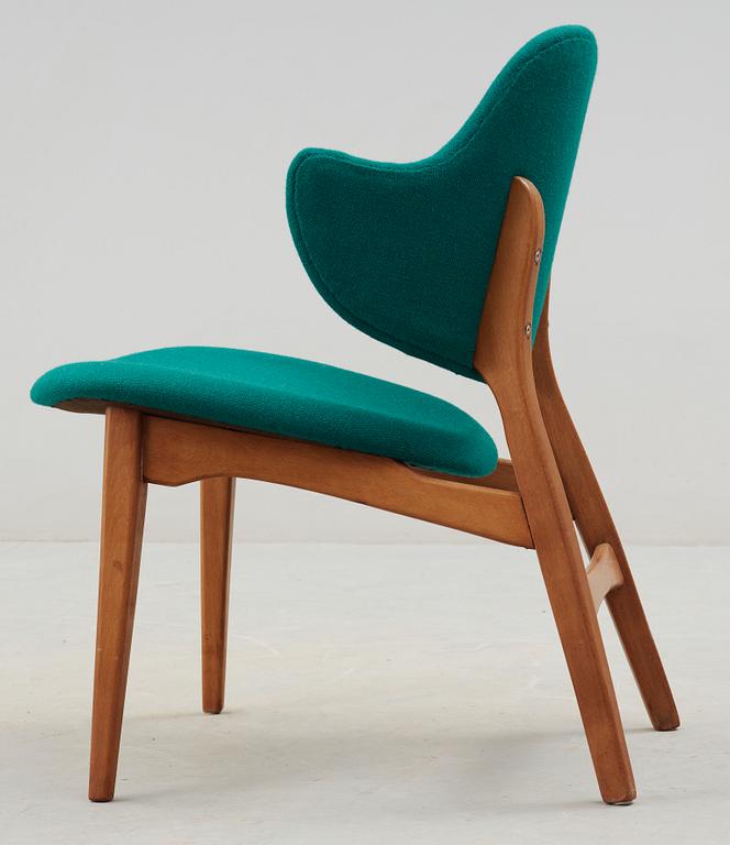 FÅTÖLJ, "Shell Chair", Ib Kofod Larsen, 1960-tal.