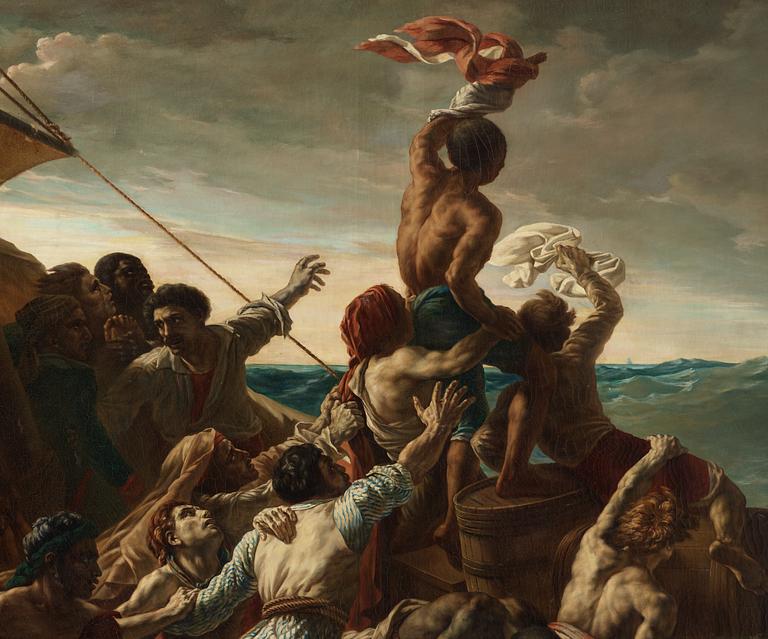 Jean-Louis-André-Théodore Géricault Efter, Medusas flotte.