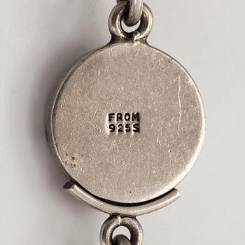 Niels Erik From, necklace, silver, Denmark.
