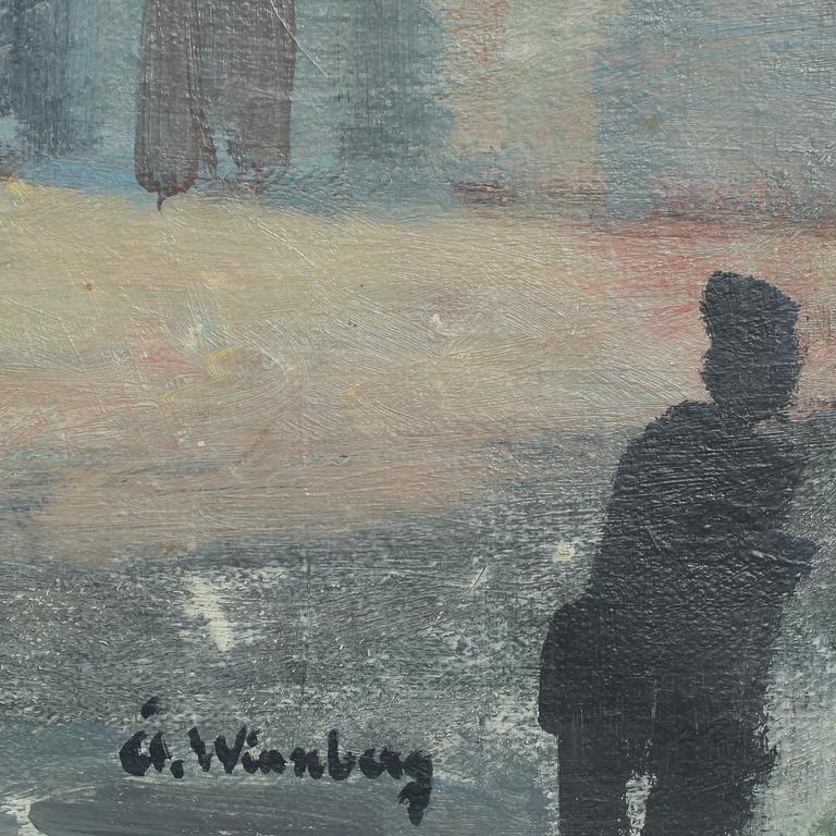 ÅKE WINNBERG, olja på duk, signerad.