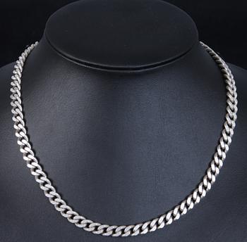 PARTI SILVERKEDJOR, 4 st, 1900-tal, 684 g.