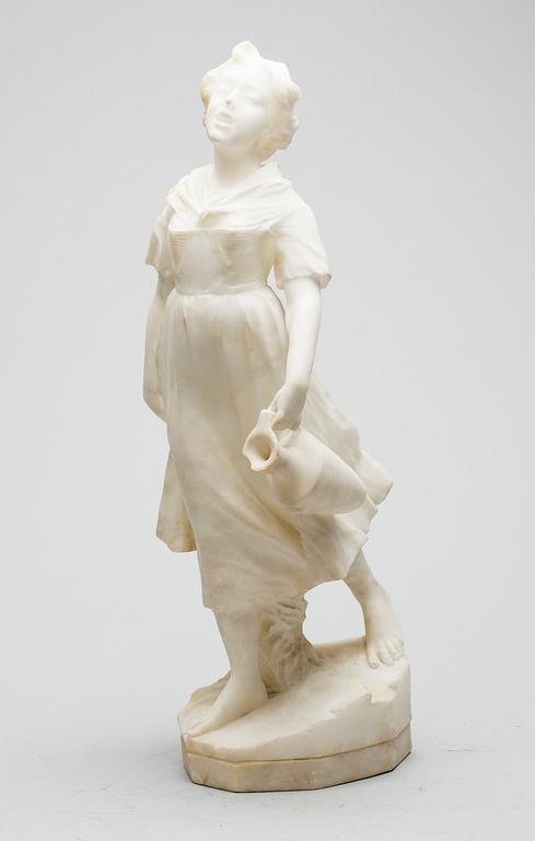 SKULPTUR, marmor, 1800-tal.