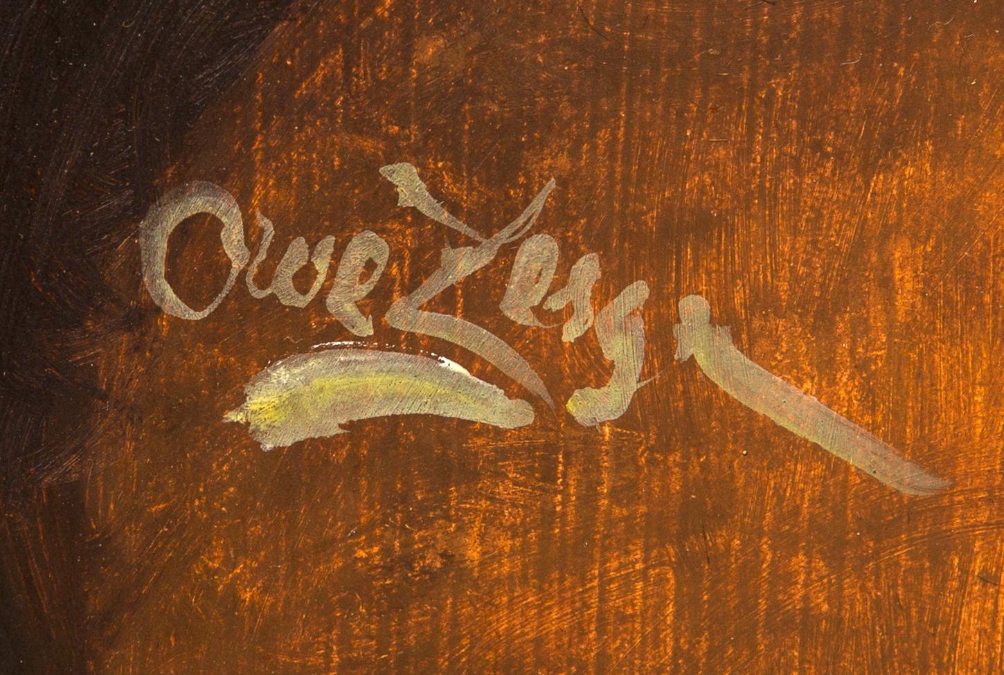 Owe Zerge, olja på pannå signerad.