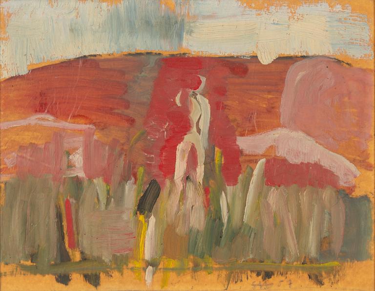 Staffan Hallström, Red Landscape.