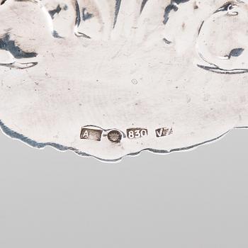 FAT, silver, Italien 1944-68. Finska kontrollstämplar.