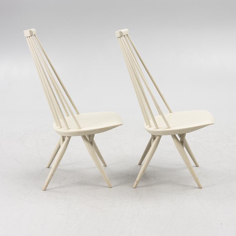 Ilmari Tapiovaara, ett par, stolar, "Mademoiselle", Edsbyverken, 1961.