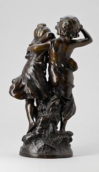 AUGUSTE MOREAU, efter, skulptur, brons. 1900-talets sista kvartal.