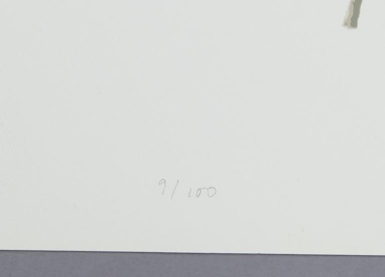 LENNART ASCHENBRENNER, färglitografi, signerad och daterad -75, numrerad 9/100.