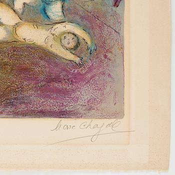 Marc Chagall, "Enlèvement de Chloé", from Daphnis et Chloé.