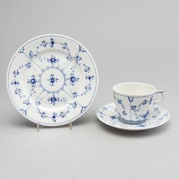 ROYAL COPENHAGEN, Musselmalet "Rifflet", Denmark, porcelain.