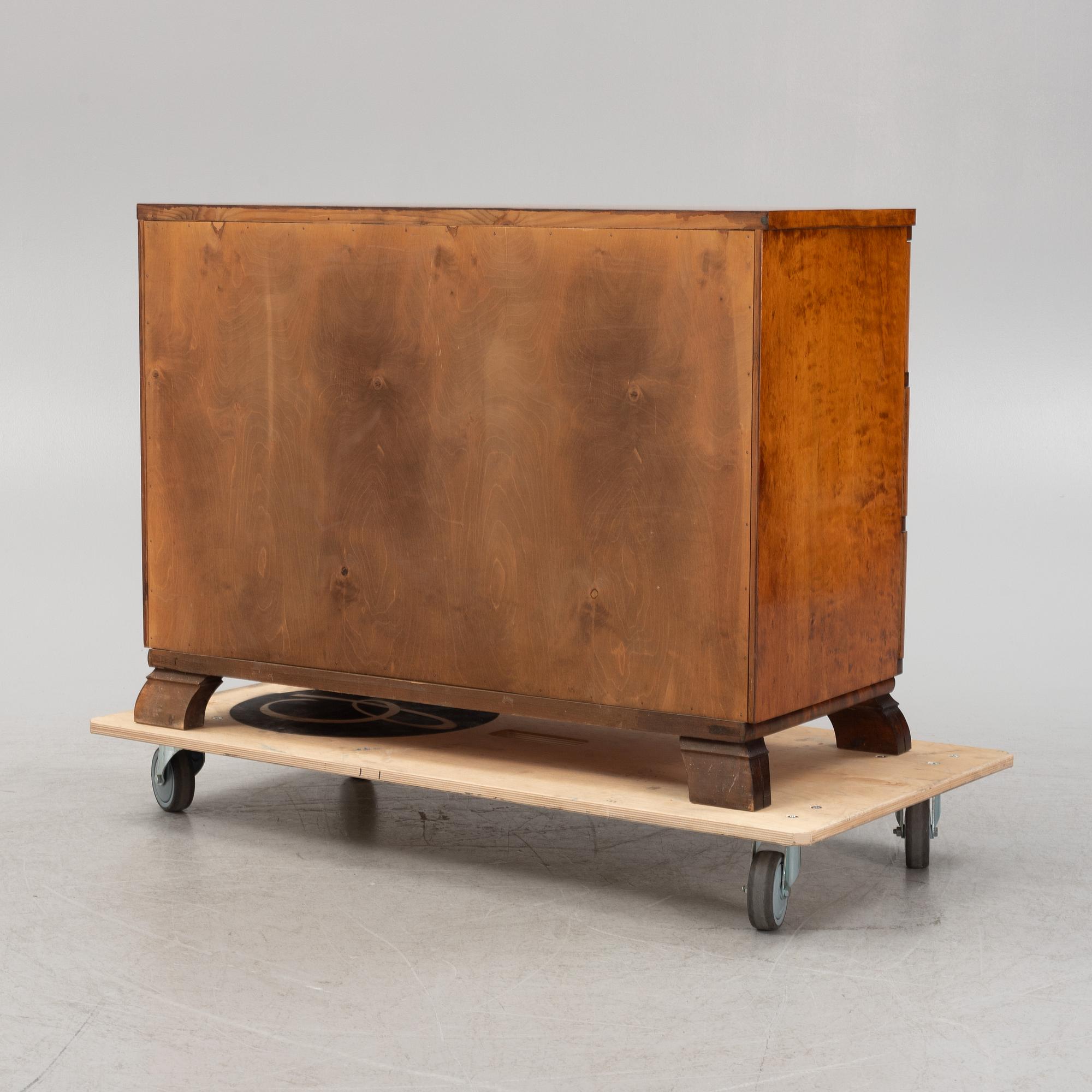 A chest of drawers, 1930's.