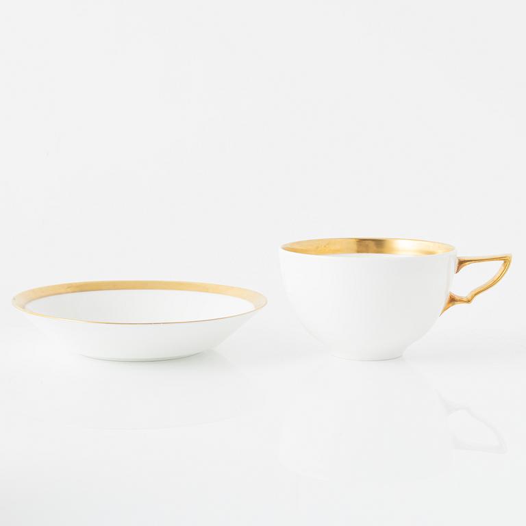 Karin Björquist, a group of eleven 'Nobel' bone china teacups, Rörstrand.