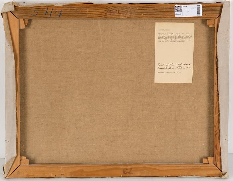 SIMONE DE DARDEL, oil on canvas, signed and dated 47.