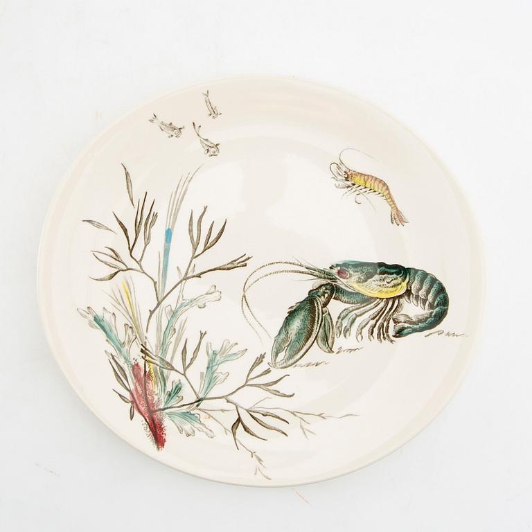 Fiskservis, 30 delar, flintgods, "Fish", Johnson Bros, England.