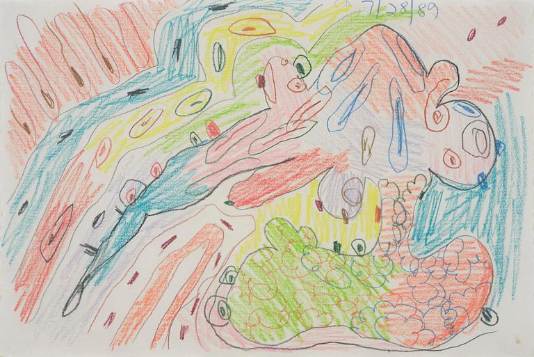 Carroll Dunham, "Untitled (7/28/89)".