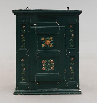 HÄNGSKÅP, allmoge, 1700-/1800-tal.