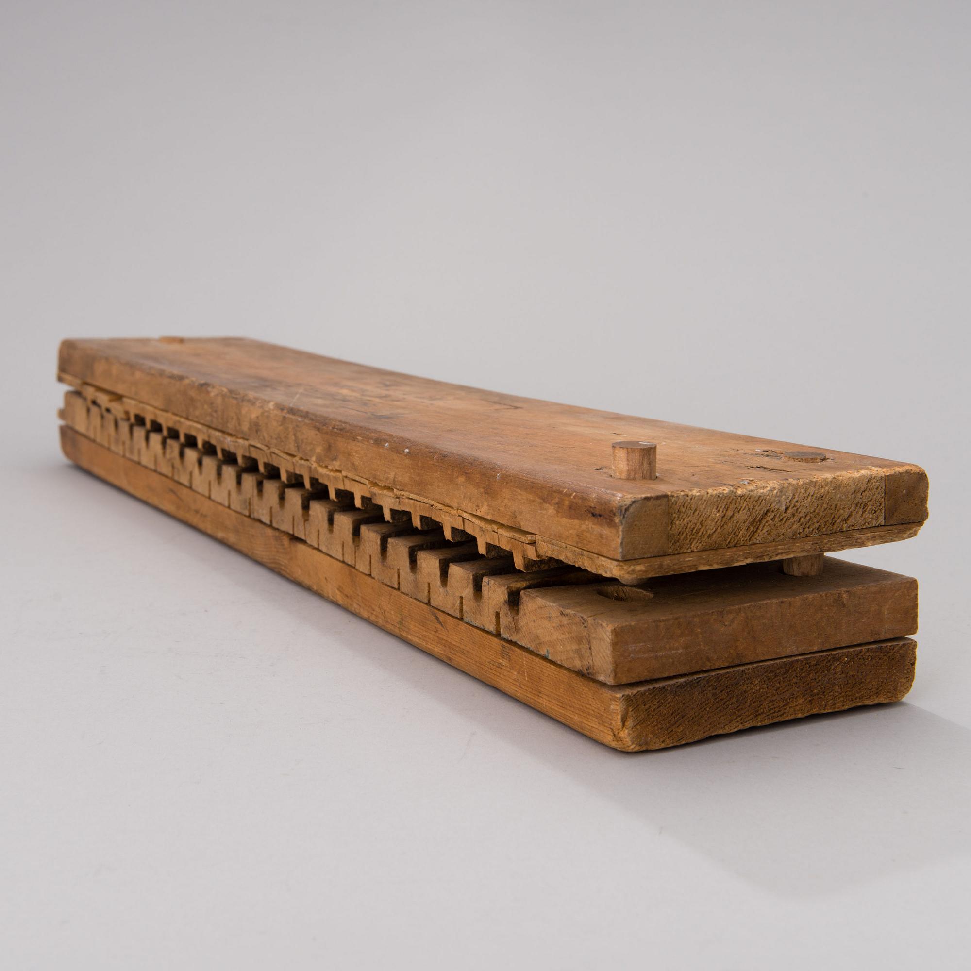 A CIGAR FORM, wood, first half of the 20th century.