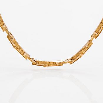 Björn Weckström, Kaulakoru "Tunturi", 14K kultaa. Lapponia 1965.