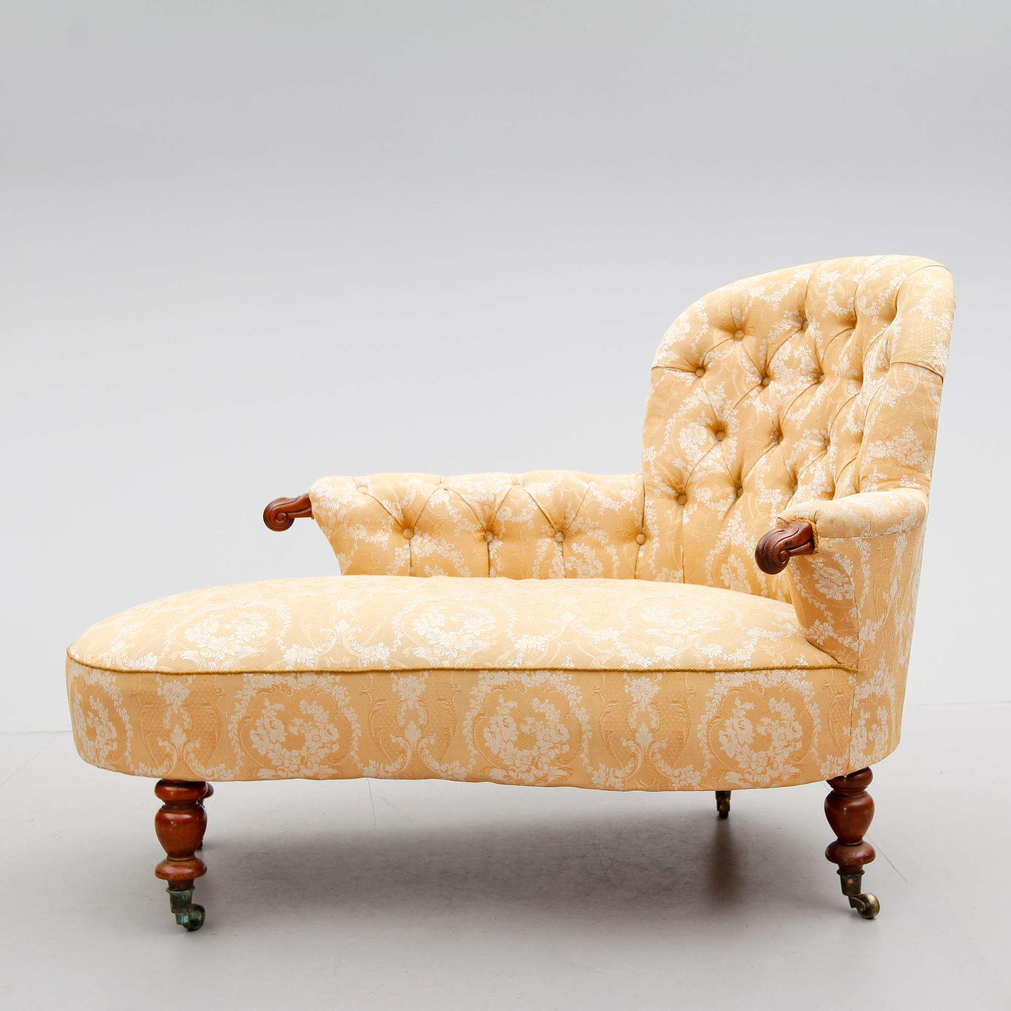 KANAPÉ, nyrenässans, sent 1800-tal.