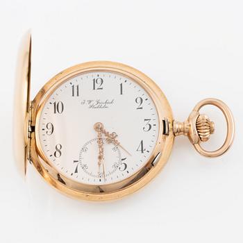 J.W Grönbäck, Stockholm, fickur, savonett, 51 mm.