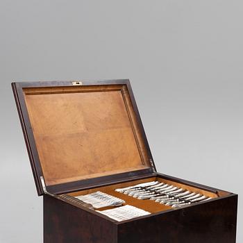 A Swedish silver cutlery, model 'Drottning Viktoria', mark of CG Hallberg, Stockholm 1936 (144 pieces).