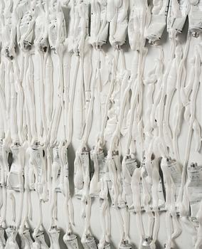 Arman (Armand Pierre Fernandez), "Monochrome Accumulation No. 5002".