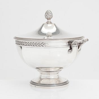 Olier & Caron, an Empire style silver bowl, Paris, France 1910-36.