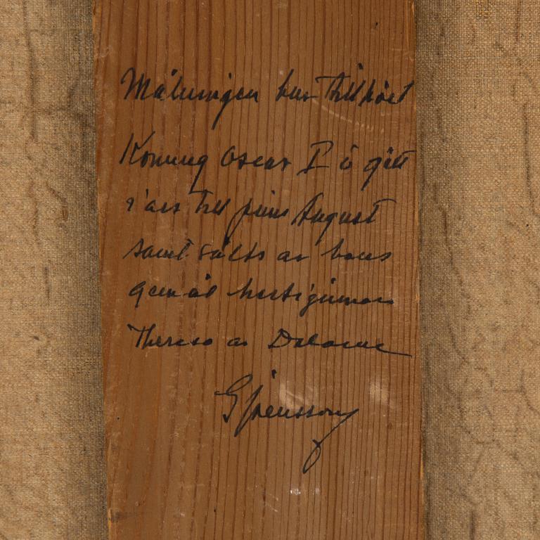 JOHAN CHRISTIAN BERGER, olja på duk, signerad JB och daterad 1842.