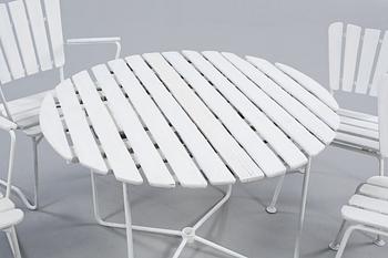 TRÄDGÅRDSGRUPP, 5 delar, 1900-talets andra hälft.