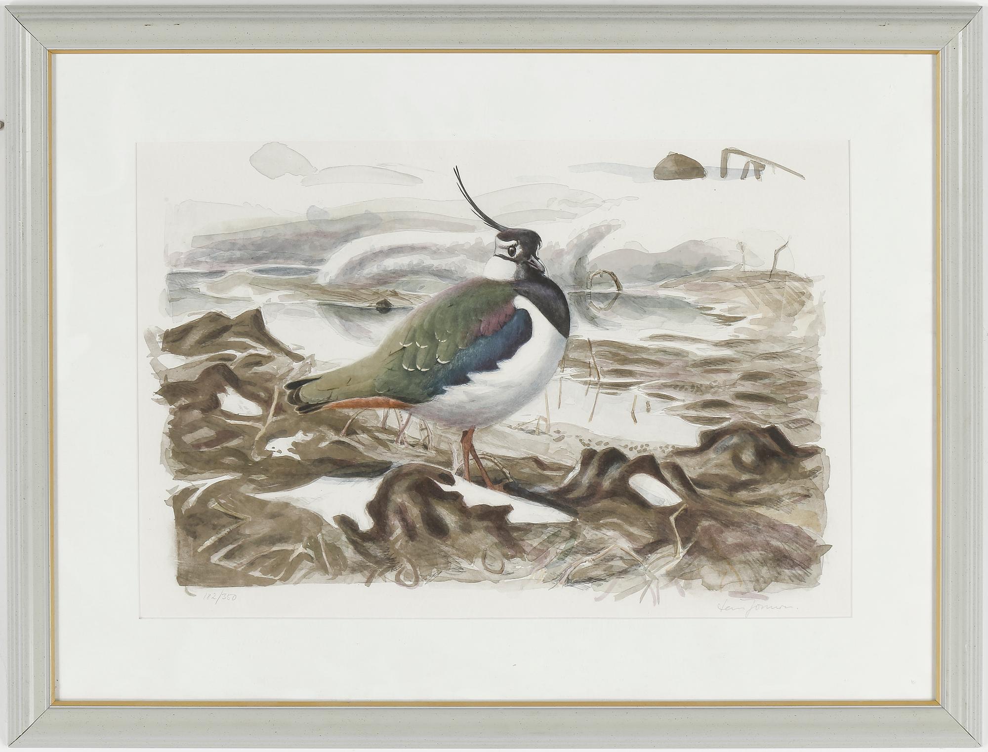 LARS JONSSON, färglitografi, signerad o numrerad 182/350.