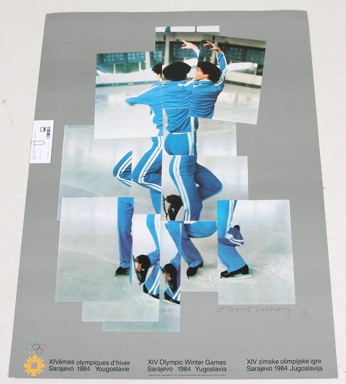 DAVID HOCKNEY, affisch, sign.