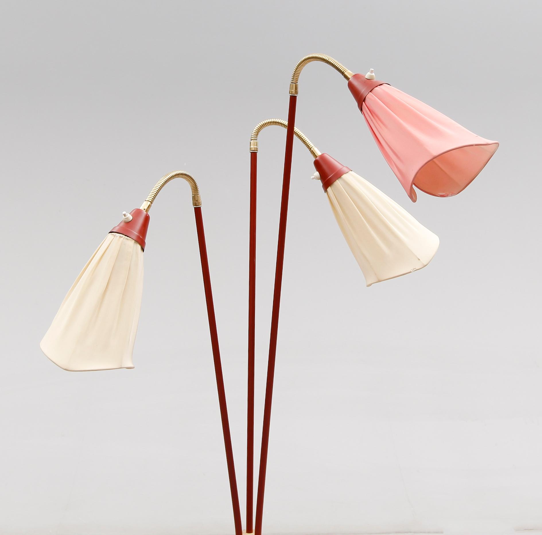 GOLVLAMPA, 1900-talets mitt.