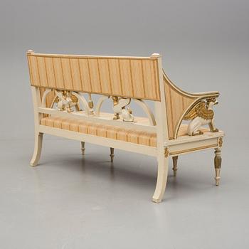 SOFFA, sengustaviansk stil, omkring 1900.