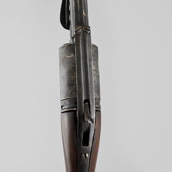 A revolving rifle, third quarter of the 19th century.
