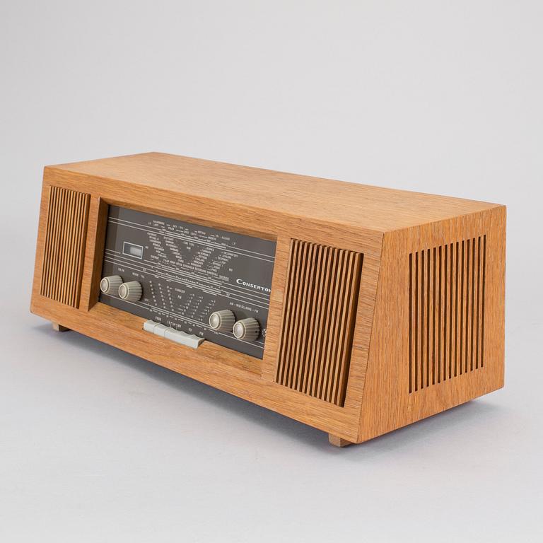 SKIVSPELARE OCH RADIO, His Master´s voice/Bang Olufsen och Conserton, Stockholm, omkring 1960.