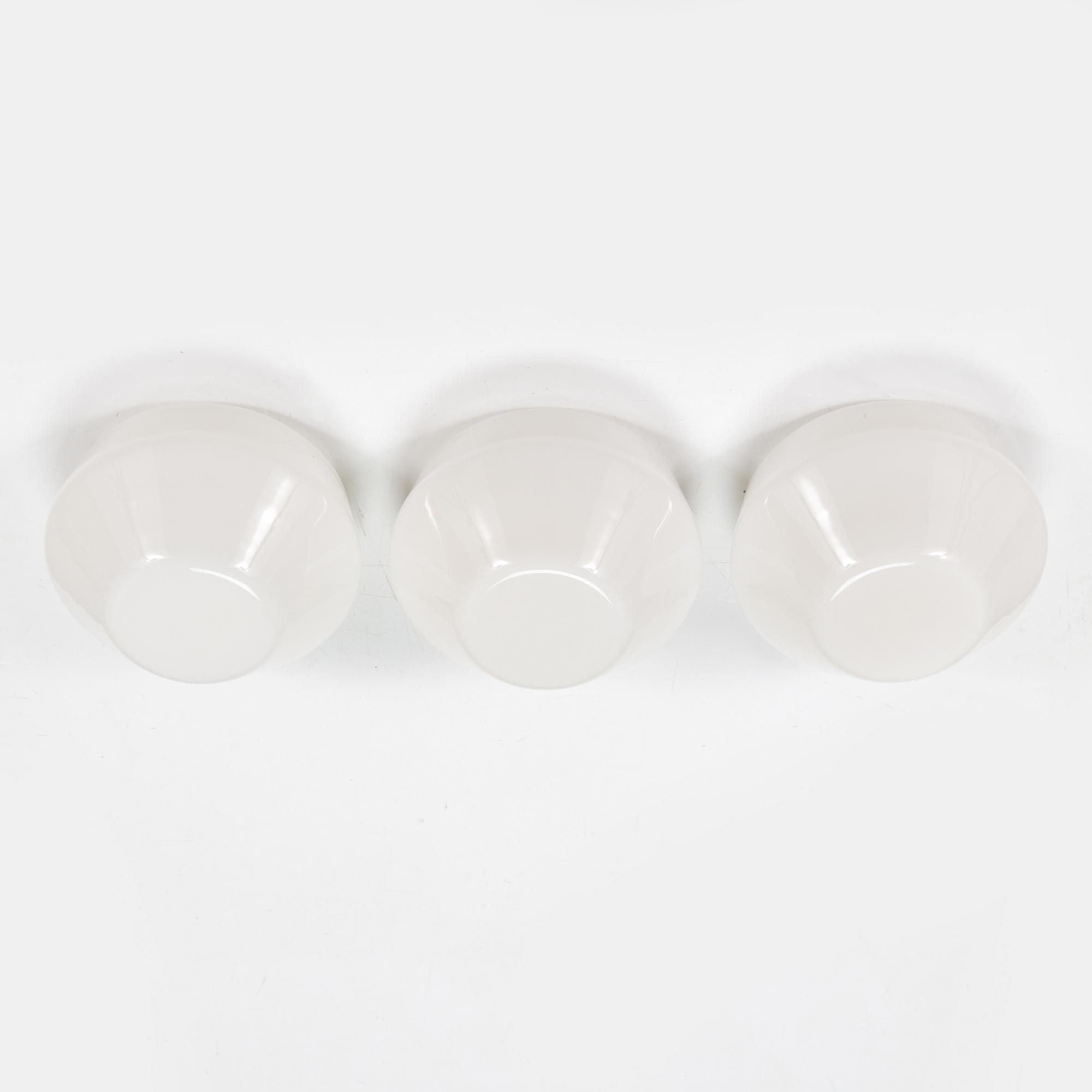 Lisa Johansson-Pape,  taklampor, 3 st, modell 70-021, Stockmann Orno 1950-tal.