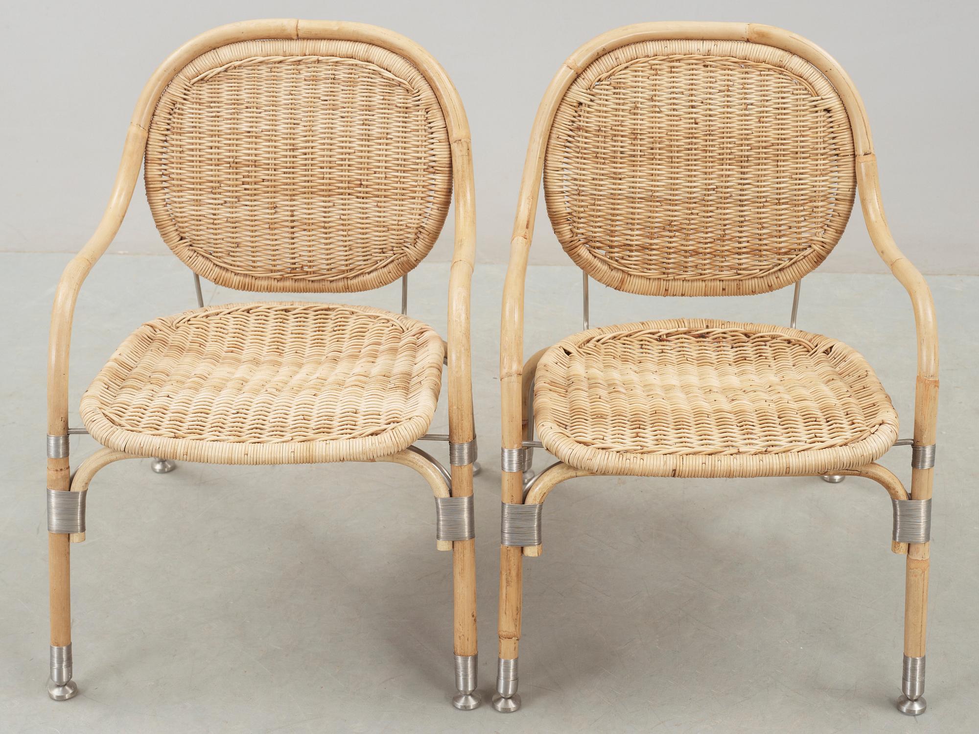 KARMSTOLAR, ett par, design Mats Theselius för IKEA PS, Unlimited edition, 2000-tal.