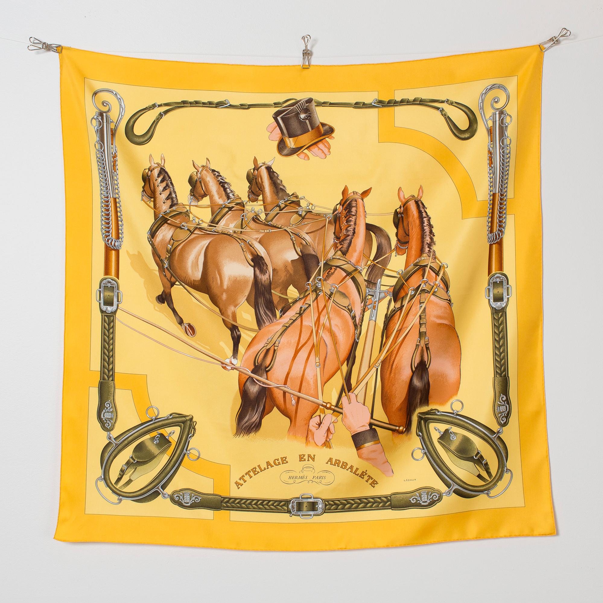 SCARF, "Attelage en Arbalète"Hermès.