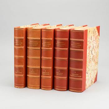SVENSKT KONSTNÄRSLEXIKON, I-V vol, Allhems Förlag, Malmö 1952-1967.