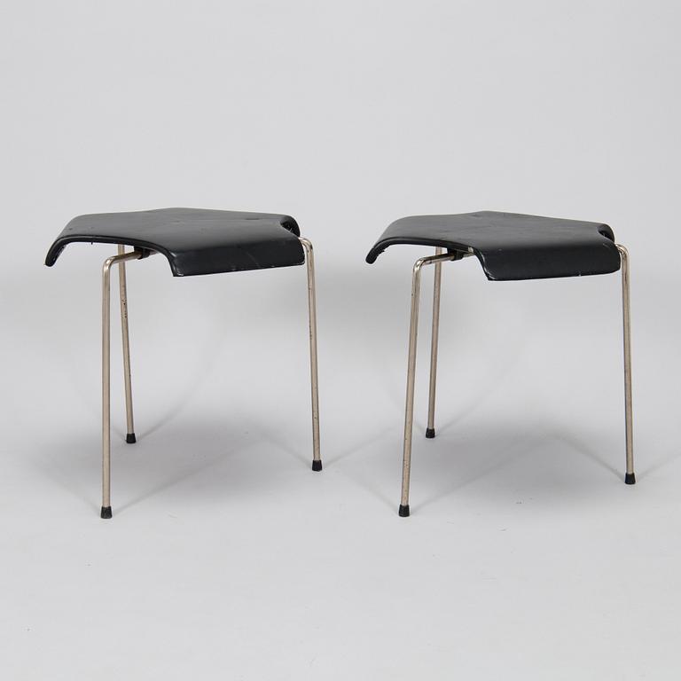 Rolf Erik Nyman, four 1950s model 47 stools for Sope Kaluste Oy.