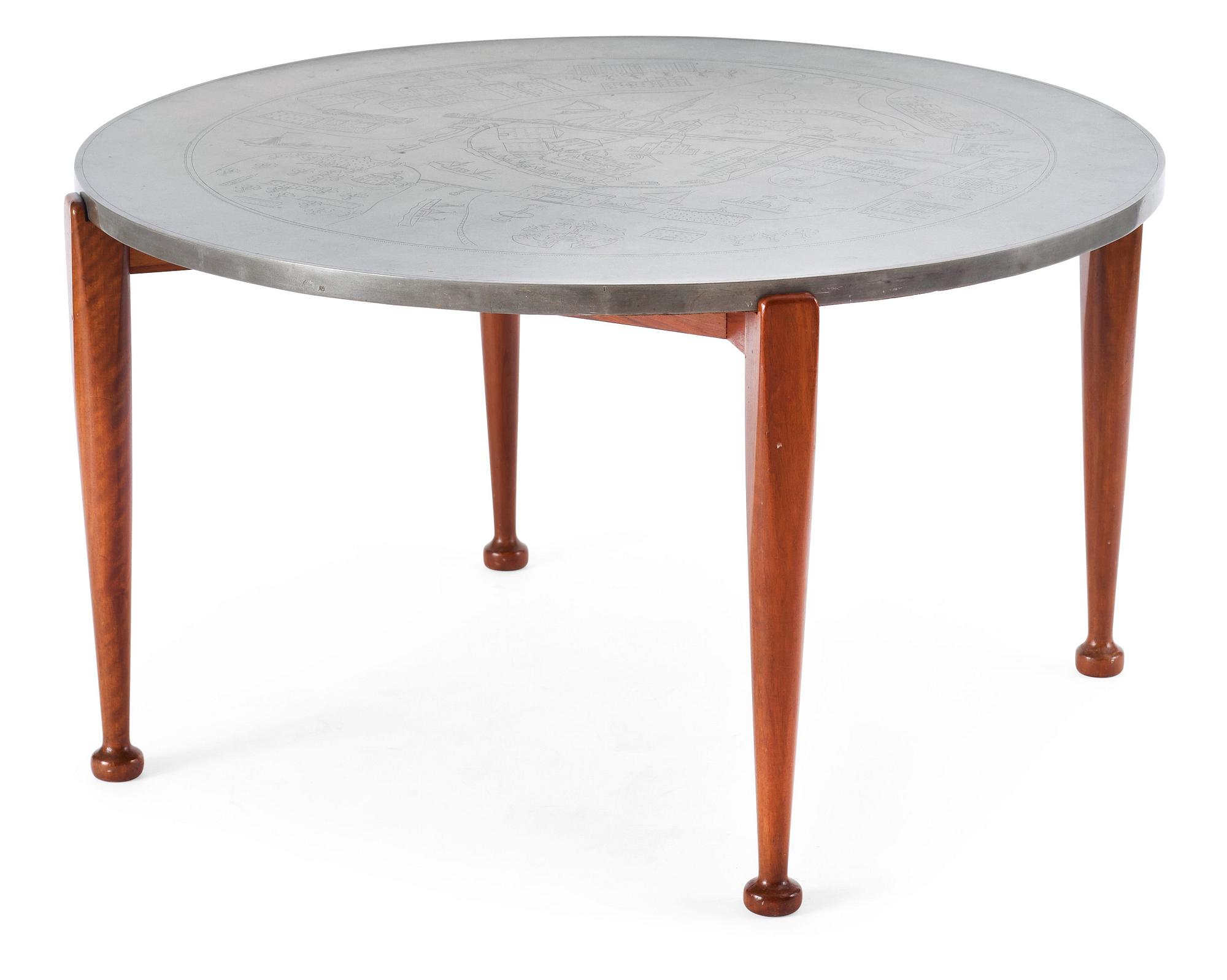 JOSEF FRANK & NILS FOUGSTEDT, soffbord, Firma Svenskt Tenn, Stockholm 1960.