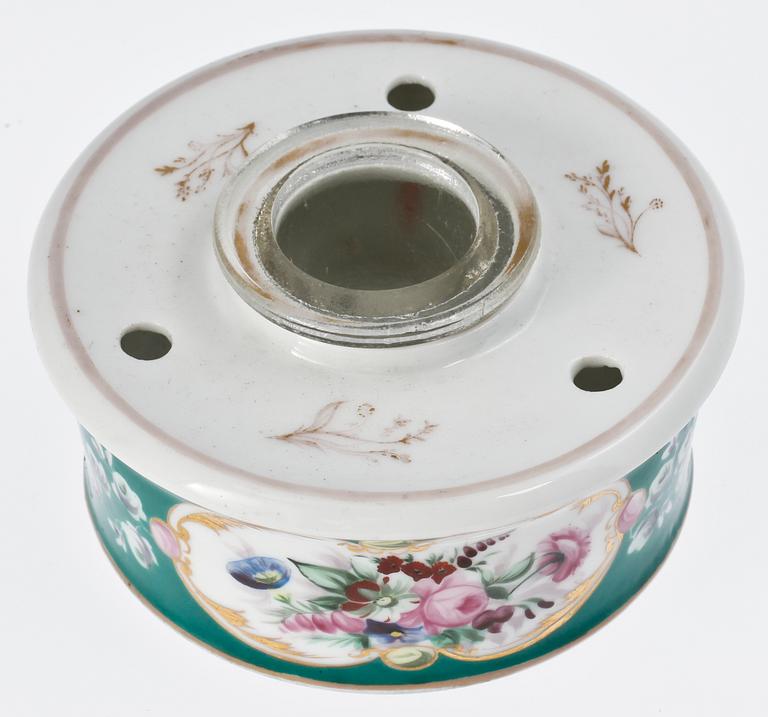 BLÄCKHORN, porslin, Gardner, Ryssland, 1900-tal.