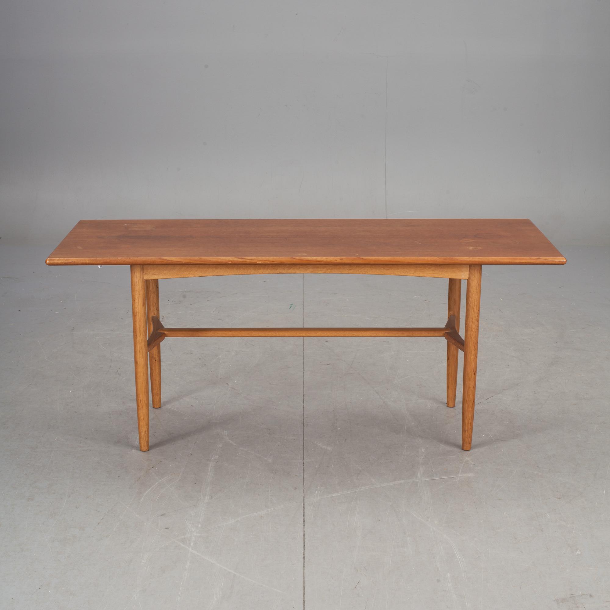 SOFFBORD, teak, Danmark. 1950/60-tal.